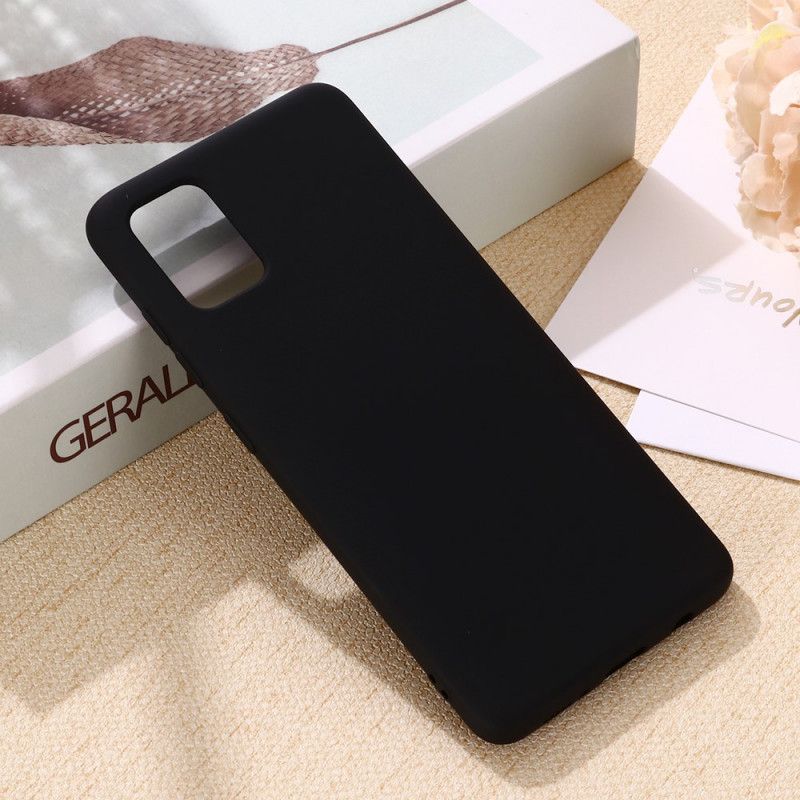 Cover Hoesje Samsung Galaxy S10 Lite Rood Zwart Telefoonhoesje Siliconenvloeistof