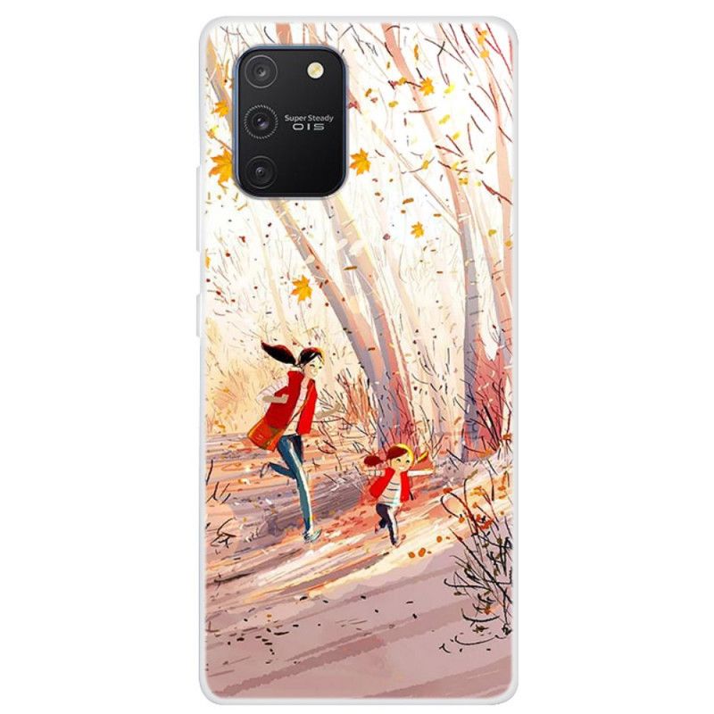 Cover Hoesje Samsung Galaxy S10 Lite Telefoonhoesje Herfstlandschap