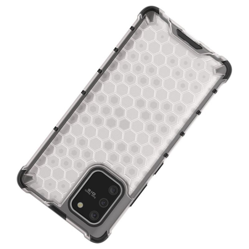 Cover Hoesje Samsung Galaxy S10 Lite Wit Zwart Telefoonhoesje Honingraatstijl