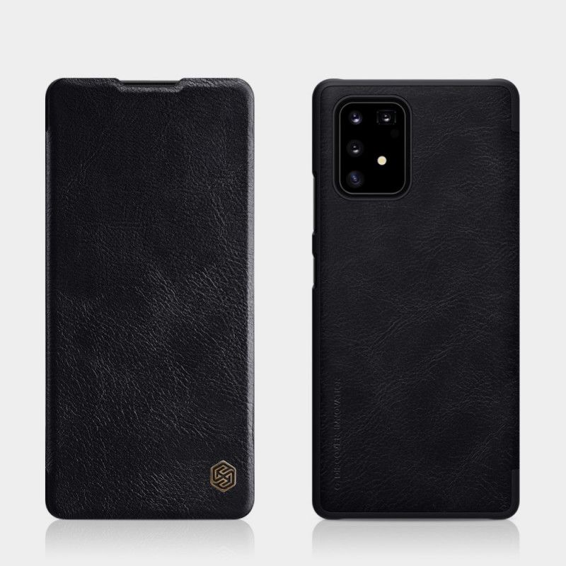Folio-hoesje Samsung Galaxy S10 Lite Bruin Zwart Nillkin Qin-Reeks