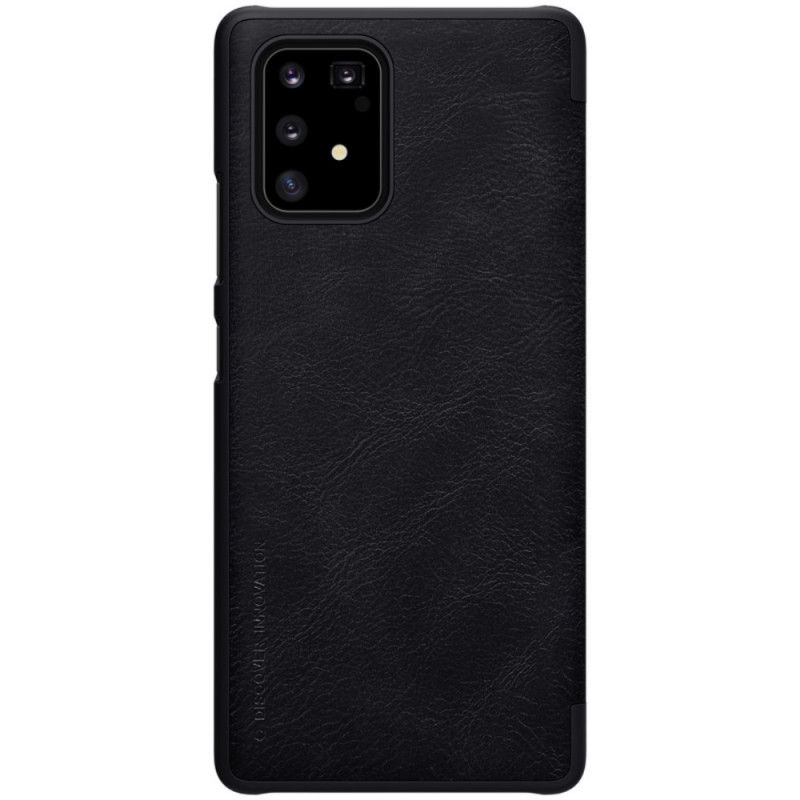 Folio-hoesje Samsung Galaxy S10 Lite Bruin Zwart Nillkin Qin-Reeks