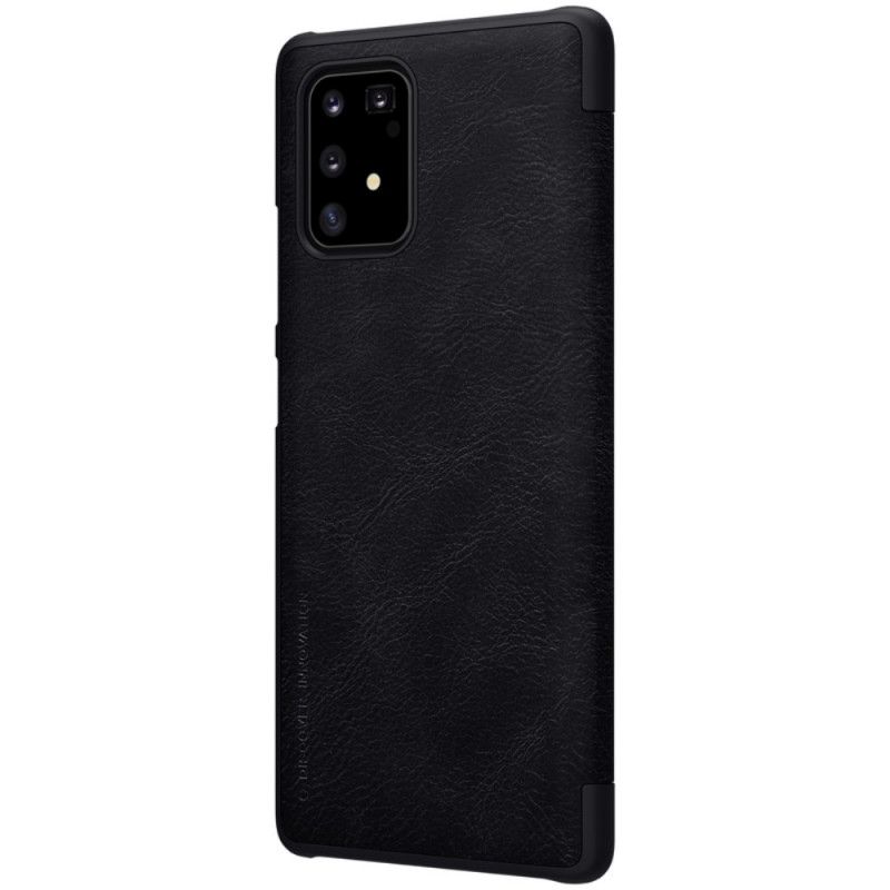 Folio-hoesje Samsung Galaxy S10 Lite Bruin Zwart Nillkin Qin-Reeks