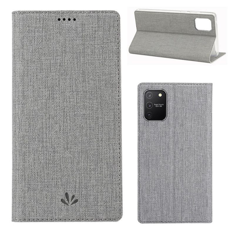 Folio-hoesje Samsung Galaxy S10 Lite Grijs Getextureerde Vili Dmx