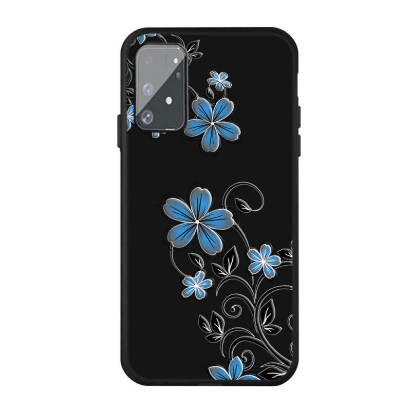 Hoesje Samsung Galaxy S10 Lite Blauwe Bloemen