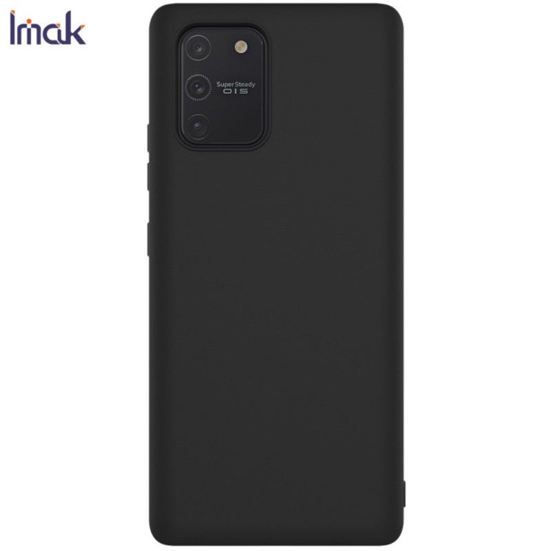 Hoesje Samsung Galaxy S10 Lite Donkerblauw Zwart Uc-1 Serie Siliconen Mat Imak