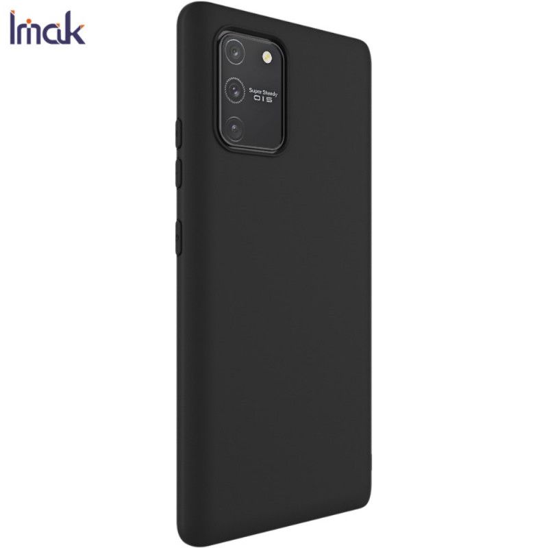 Hoesje Samsung Galaxy S10 Lite Donkerblauw Zwart Uc-1 Serie Siliconen Mat Imak