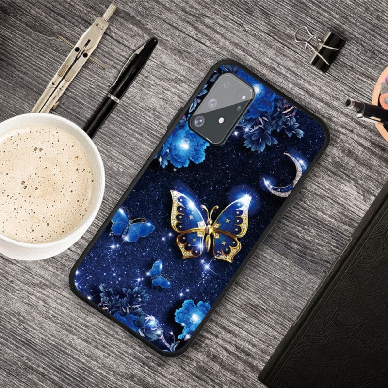 Hoesje Samsung Galaxy S10 Lite Gouden Vlinder