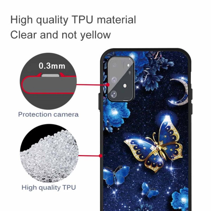 Hoesje Samsung Galaxy S10 Lite Gouden Vlinder