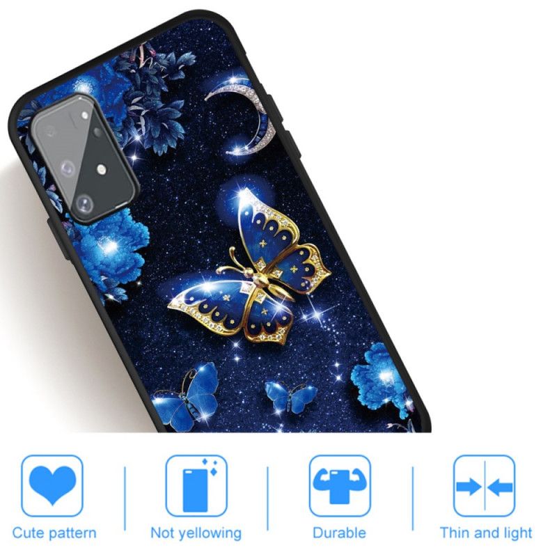 Hoesje Samsung Galaxy S10 Lite Gouden Vlinder