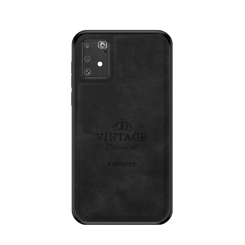 Hoesje Samsung Galaxy S10 Lite Grijs Zwart Eervolle Vintage Pinwuyo