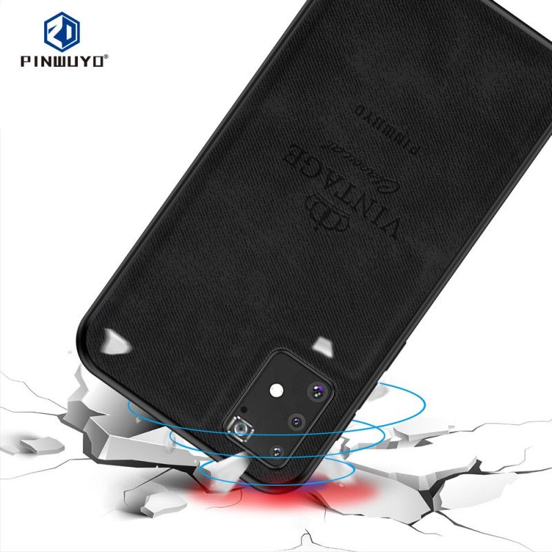 Hoesje Samsung Galaxy S10 Lite Grijs Zwart Eervolle Vintage Pinwuyo