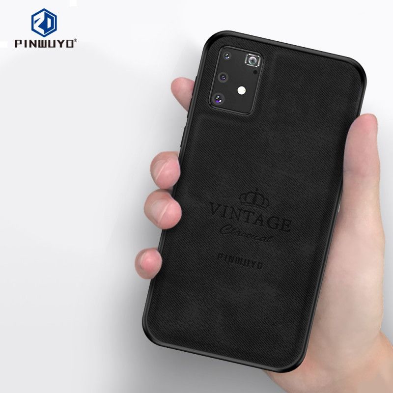 Hoesje Samsung Galaxy S10 Lite Grijs Zwart Eervolle Vintage Pinwuyo