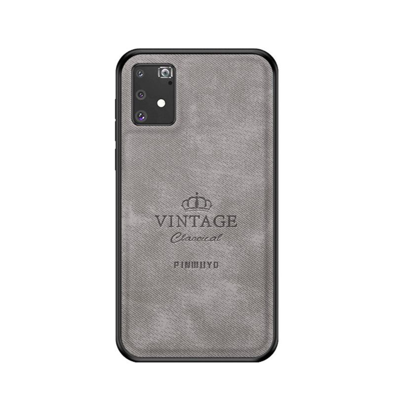 Hoesje Samsung Galaxy S10 Lite Grijs Zwart Eervolle Vintage Pinwuyo
