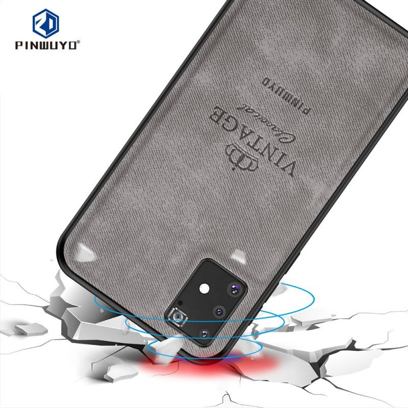 Hoesje Samsung Galaxy S10 Lite Grijs Zwart Eervolle Vintage Pinwuyo