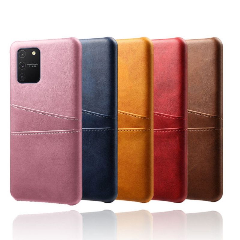 Hoesje Samsung Galaxy S10 Lite Grijs Zwart Kaarthouder