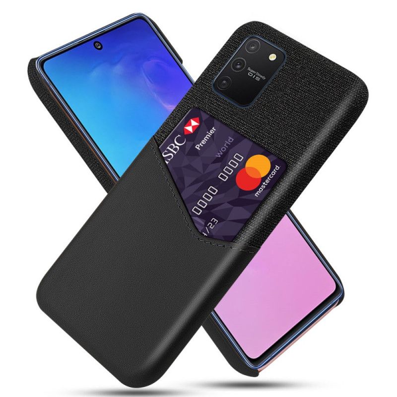 Hoesje Samsung Galaxy S10 Lite Grijs Zwart Ksq Kaarthouder