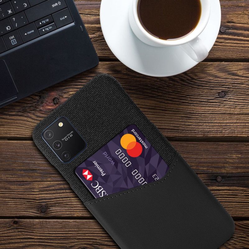Hoesje Samsung Galaxy S10 Lite Grijs Zwart Ksq Kaarthouder