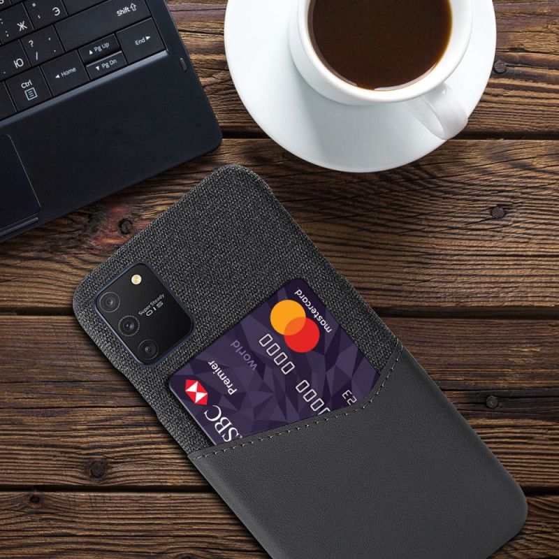 Hoesje Samsung Galaxy S10 Lite Grijs Zwart Ksq Kaarthouder