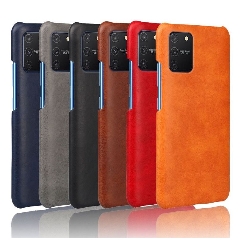Hoesje Samsung Galaxy S10 Lite Rood Zwart Ksq Leereffect