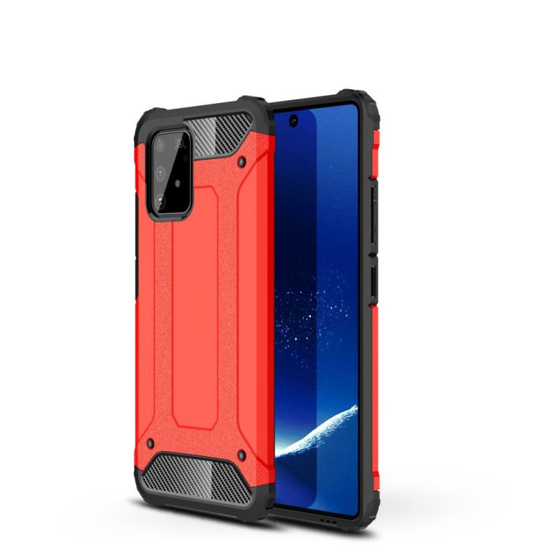 Hoesje Samsung Galaxy S10 Lite Rood Zwart Overlevende