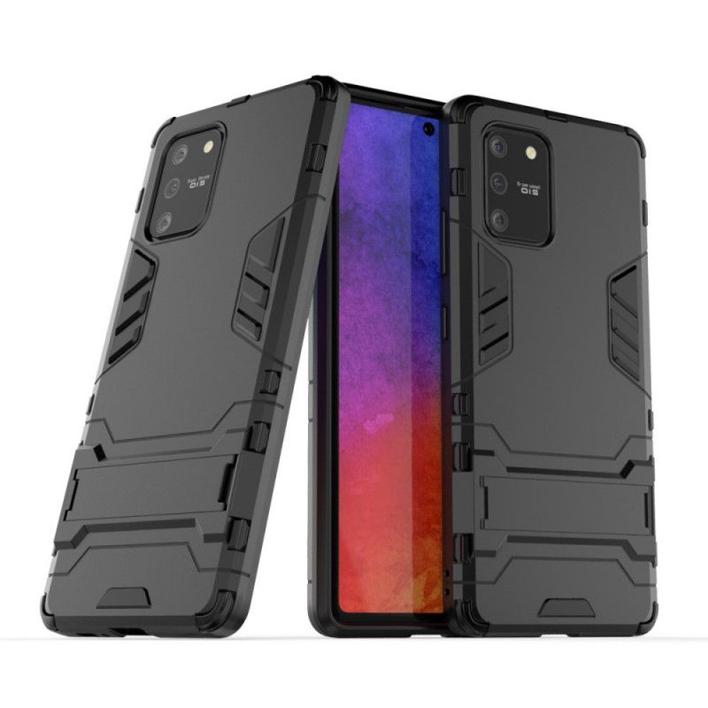 Hoesje Samsung Galaxy S10 Lite Rood Zwart Sterke Tong