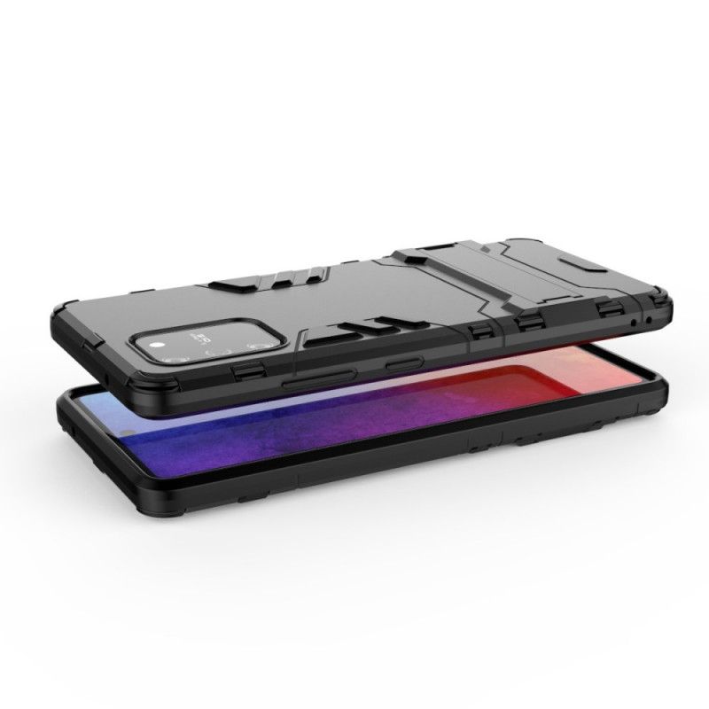 Hoesje Samsung Galaxy S10 Lite Rood Zwart Sterke Tong