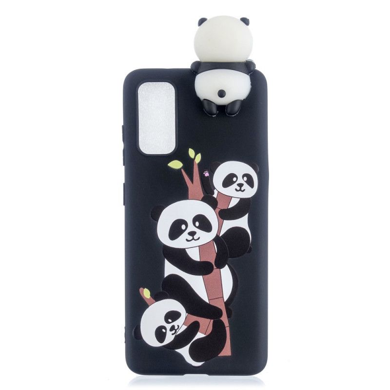 Hoesje Samsung Galaxy S10 Lite Wit 3D Superpanda