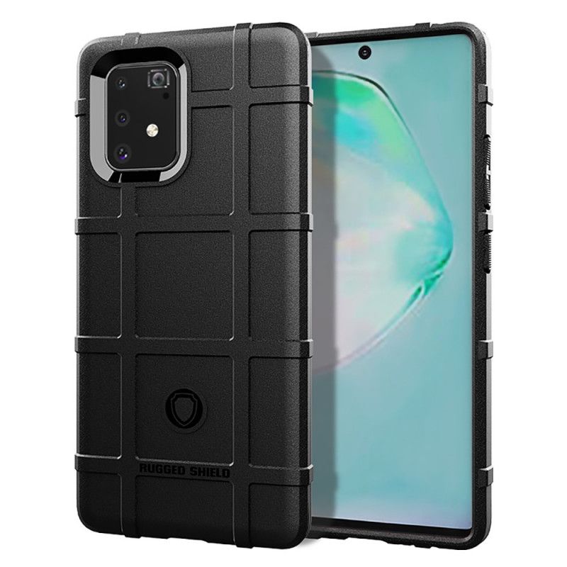 Hoesje voor Samsung Galaxy S10 Lite Grijs Zwart Robuust Schild