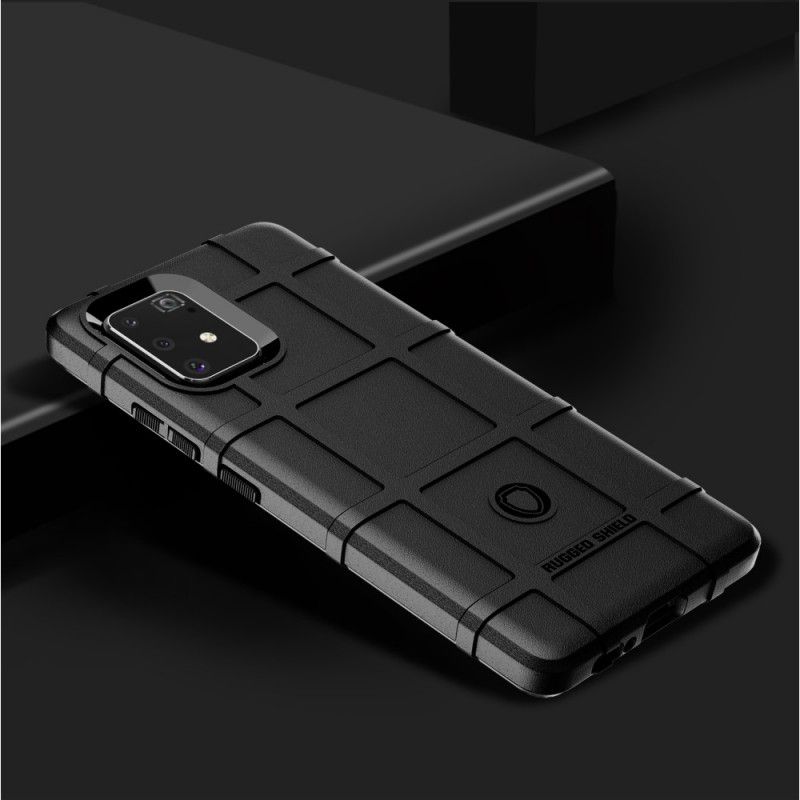 Hoesje voor Samsung Galaxy S10 Lite Grijs Zwart Robuust Schild