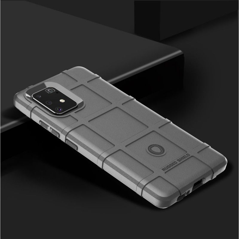 Hoesje voor Samsung Galaxy S10 Lite Grijs Zwart Robuust Schild