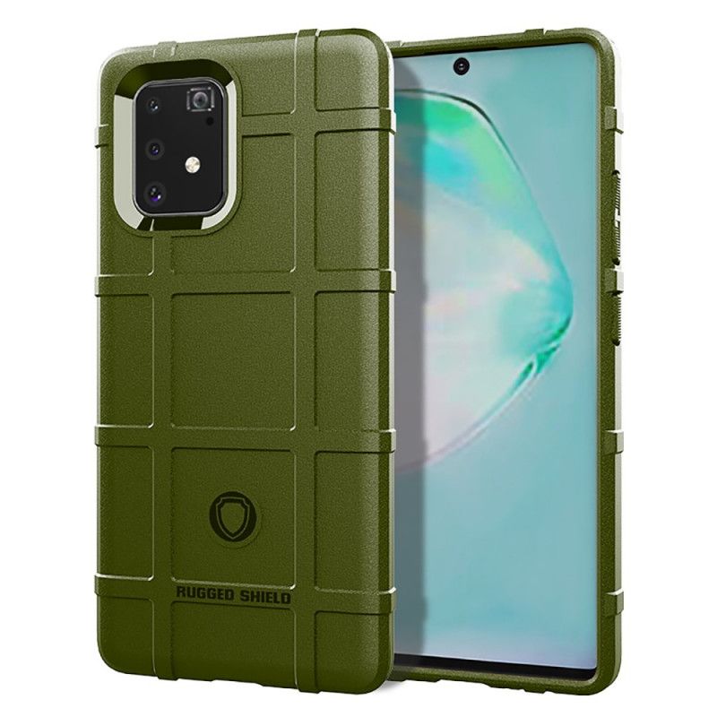 Hoesje voor Samsung Galaxy S10 Lite Grijs Zwart Robuust Schild