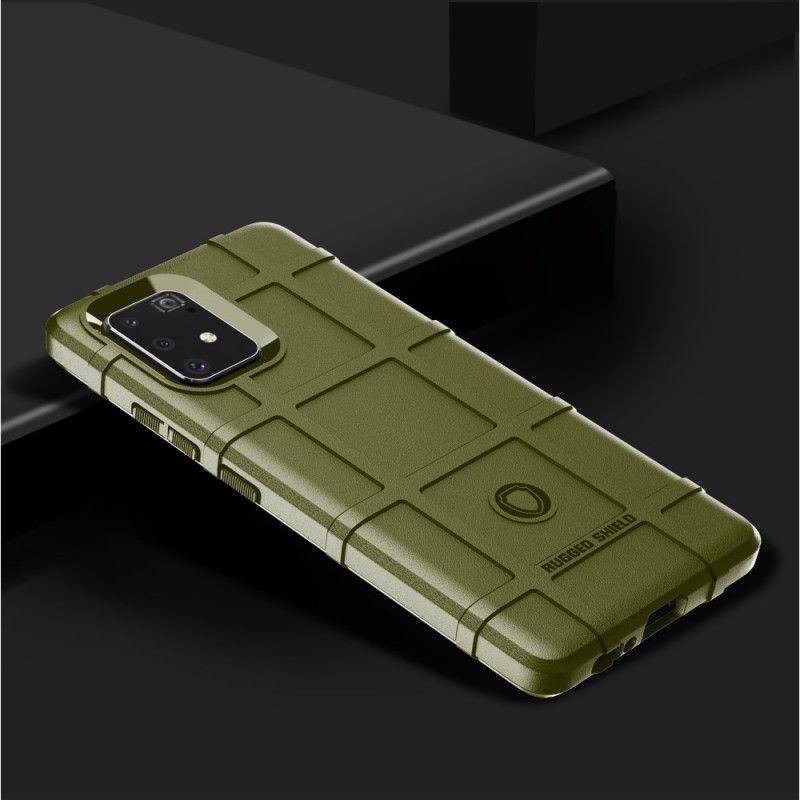 Hoesje voor Samsung Galaxy S10 Lite Grijs Zwart Robuust Schild
