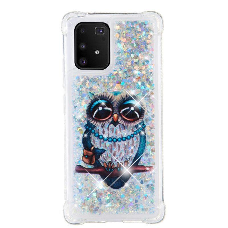 Hoesje voor Samsung Galaxy S10 Lite Miss Uil Glitter