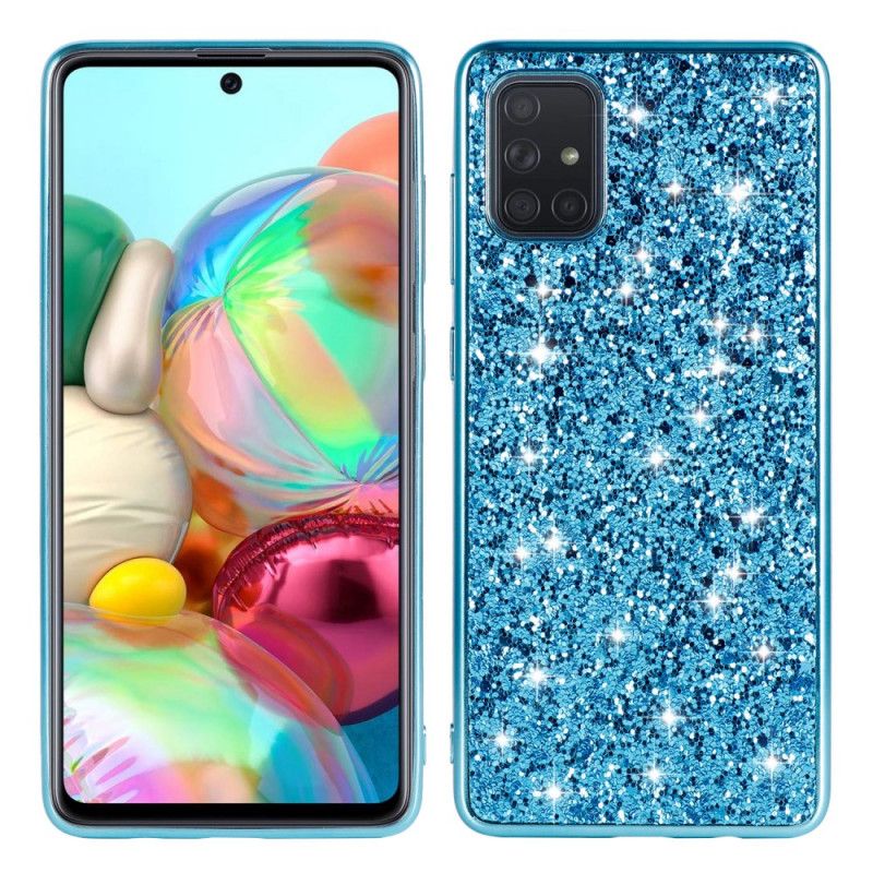 Hoesje voor Samsung Galaxy S10 Lite Rood Zwart Ik Ben Glitter