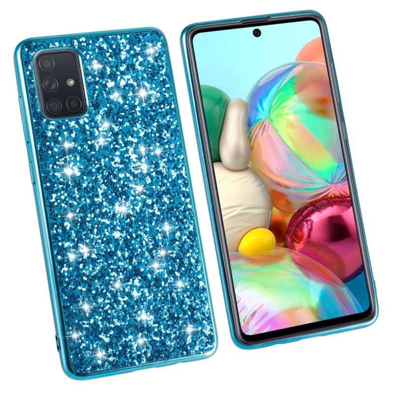 Hoesje voor Samsung Galaxy S10 Lite Rood Zwart Ik Ben Glitter
