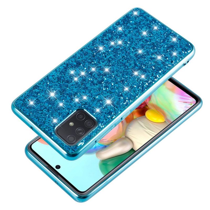 Hoesje voor Samsung Galaxy S10 Lite Rood Zwart Ik Ben Glitter
