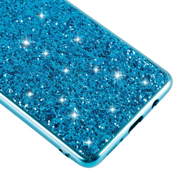 Hoesje voor Samsung Galaxy S10 Lite Rood Zwart Ik Ben Glitter