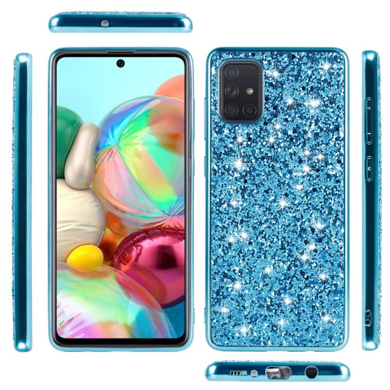 Hoesje voor Samsung Galaxy S10 Lite Rood Zwart Ik Ben Glitter