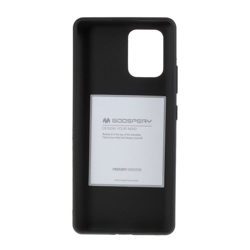 Hoesje voor Samsung Galaxy S10 Lite Rood Zwart Mate Premium Kwik