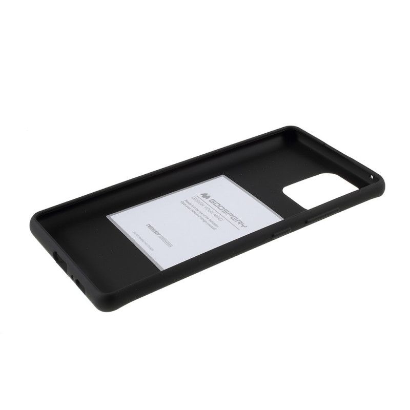 Hoesje voor Samsung Galaxy S10 Lite Rood Zwart Mate Premium Kwik