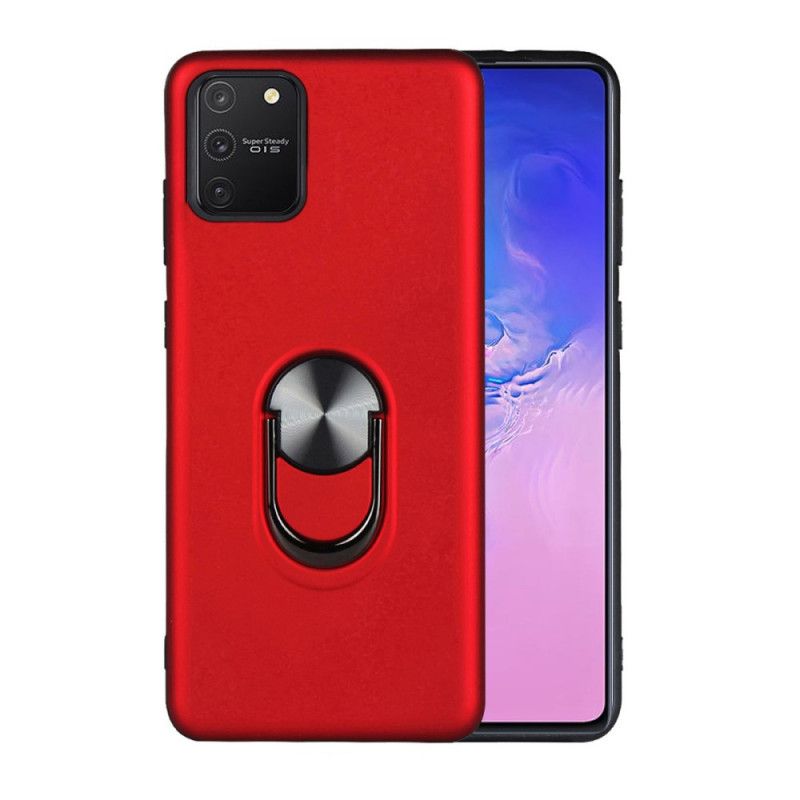 Hoesje voor Samsung Galaxy S10 Lite Roségoud Afneembaar Met Steunring