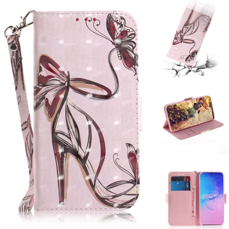 Leren Hoesje Samsung Galaxy S10 Lite Riempomp