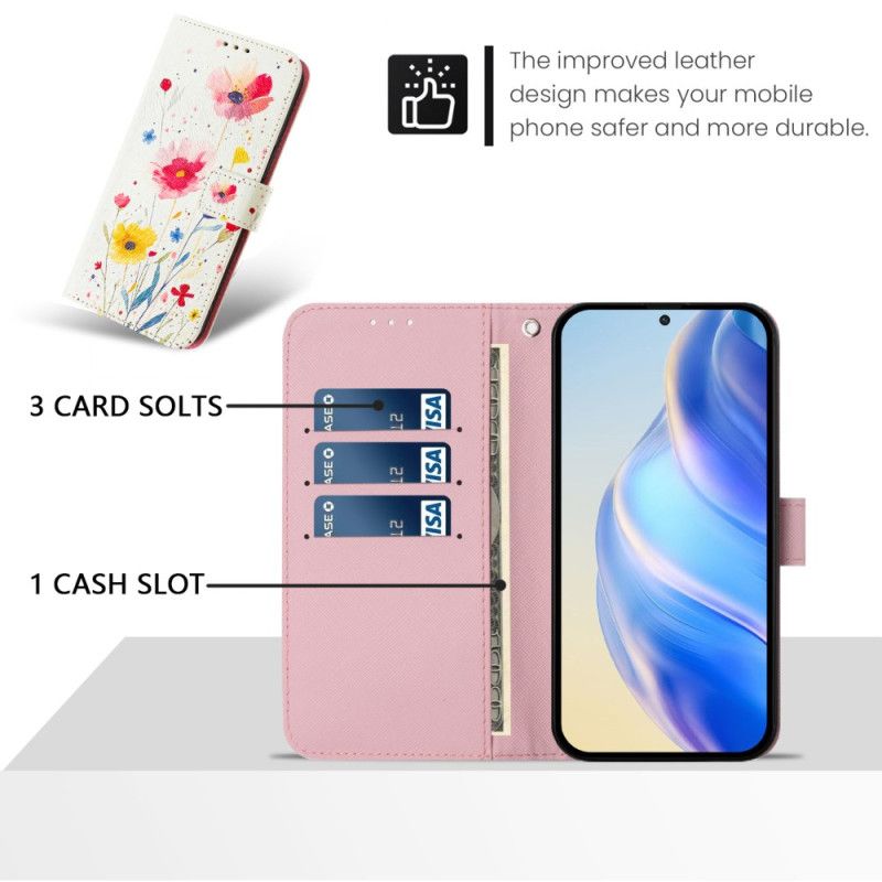Bescherming Hoesje Xiaomi Redmi Note 14 Pro Plus 5g Flora-patroon