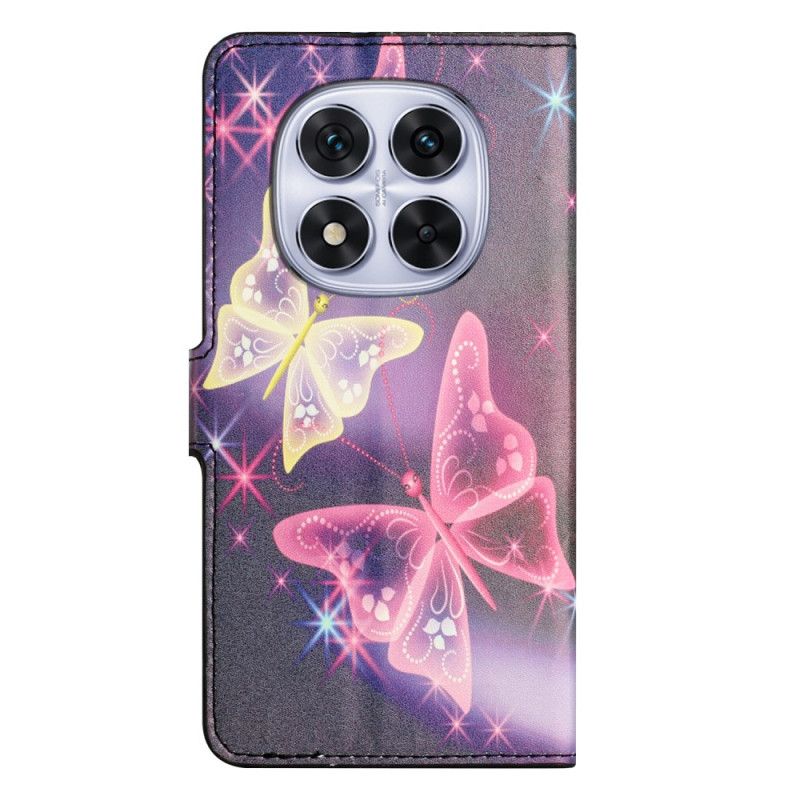 Bescherming Hoesje Xiaomi Redmi Note 14 Pro Plus 5g Sprankelende Vlinders