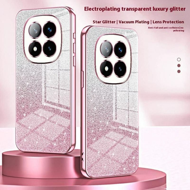 Case Hoesje Xiaomi Redmi Note 14 Pro Plus 5g Telefoonhoesje Gradiëntglitter