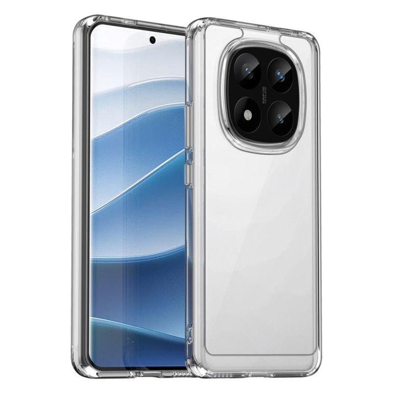 Cover Hoesje Xiaomi Redmi Note 14 Pro Plus 5g Telefoonhoesje Transparant Met Schermbeschermer Van Gehard Glas