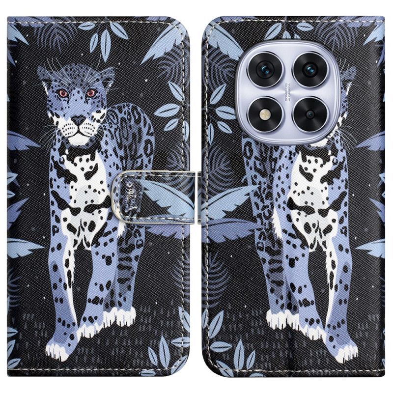Flip Case Leren Xiaomi Redmi Note 14 Pro Plus 5g Luipaardprint