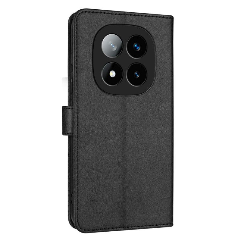 Flip Case Leren Xiaomi Redmi Note 14 Pro Plus 5g Pu-leer