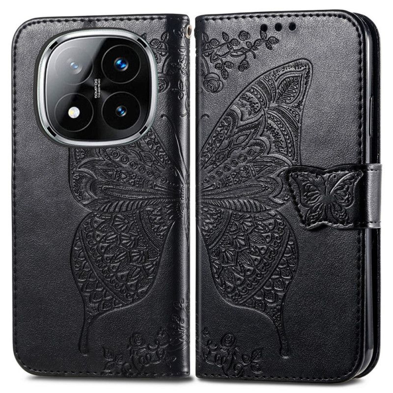 Folio-hoesje Xiaomi Redmi Note 14 Pro Plus 5g Barok Vlinder