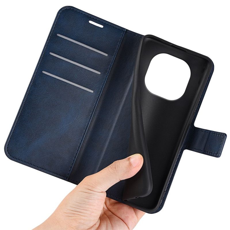 Folio-hoesje Xiaomi Redmi Note 14 Pro Plus 5g Lederlook